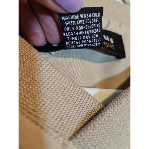 Consensus Golf Pullover Men’s XL Khaki / Tan Lightweight XL Removable Sleeves - Picture 4 of 6